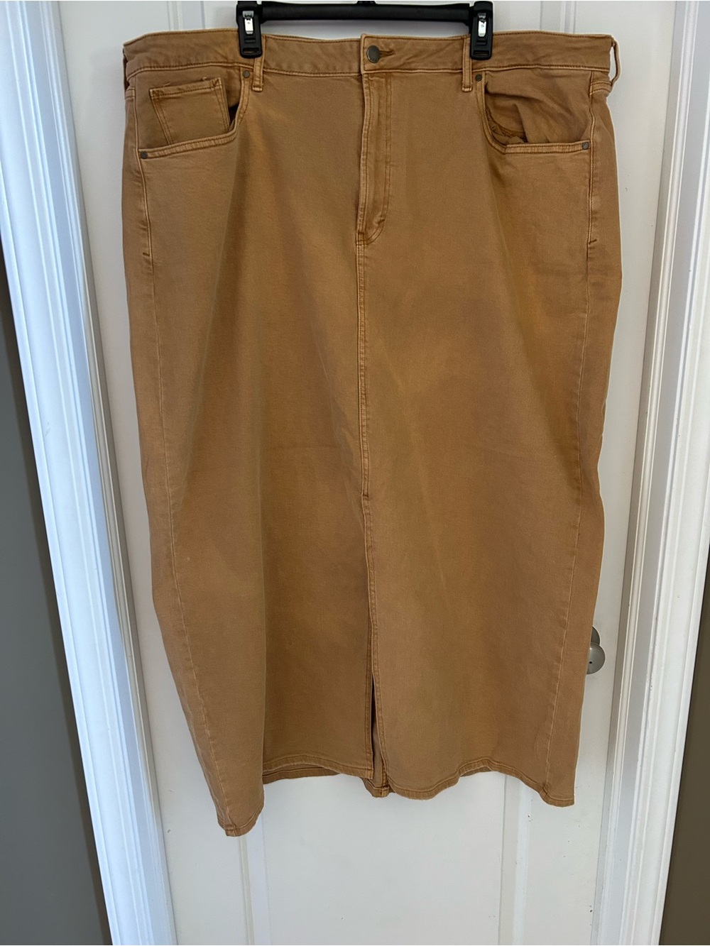 a.n.a High-Rise Tan Skirt